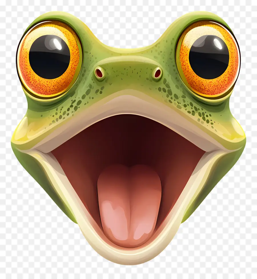 Emoji Grenouille，Grenouille PNG