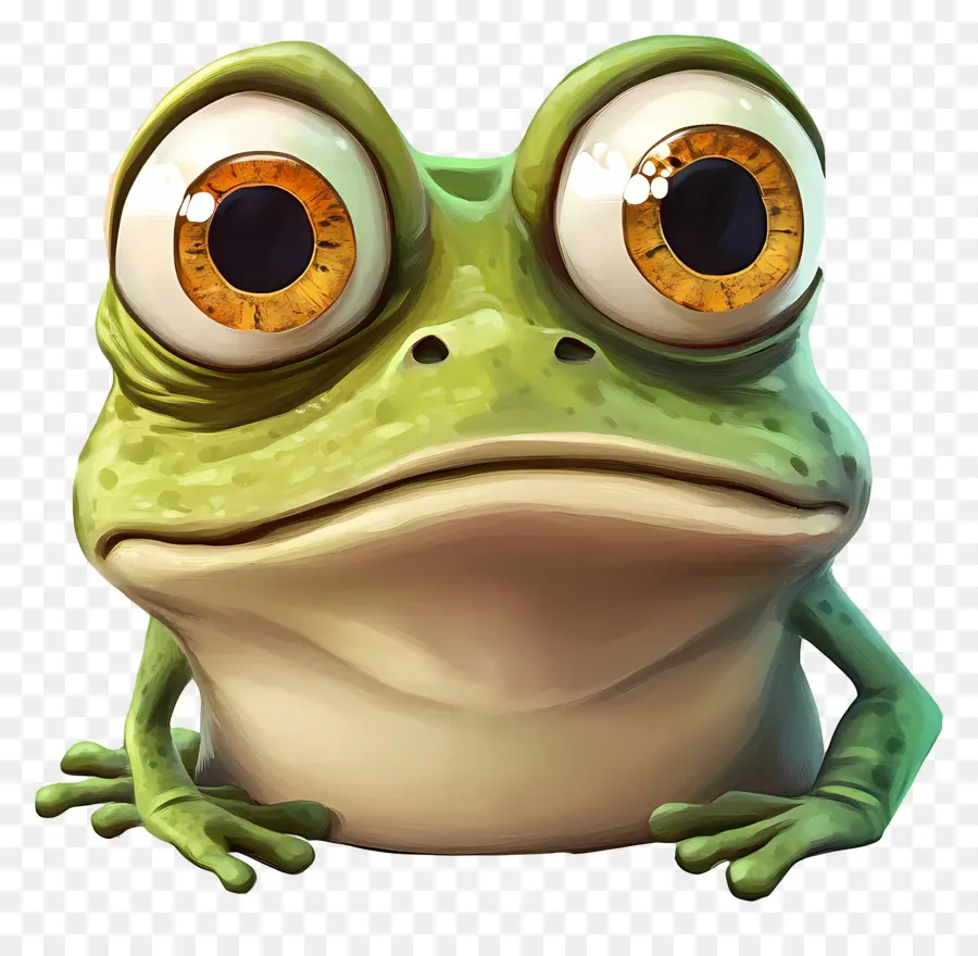 Emoji Grenouille，Visage De Grenouille PNG