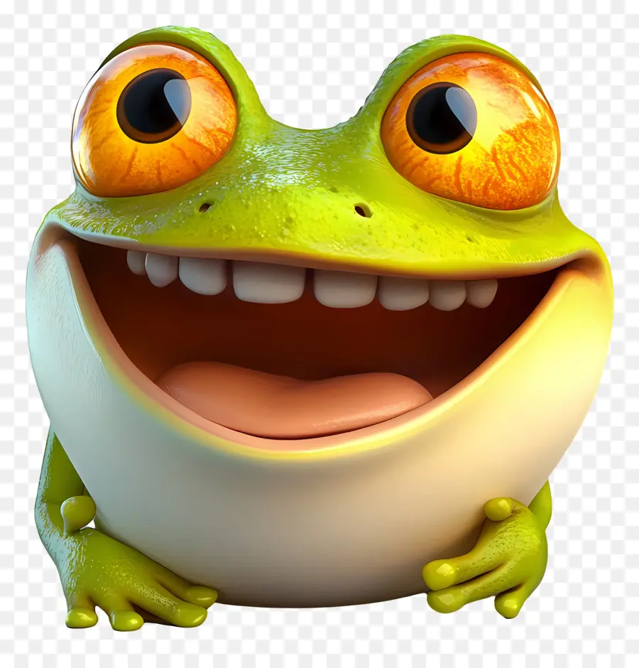 Emoji Grenouille，Visage De Grenouille PNG