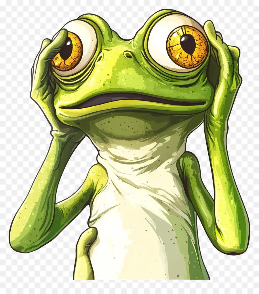 Emoji Grenouille，Grenouille PNG