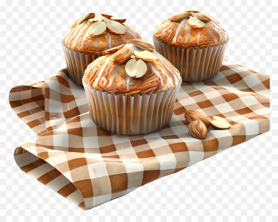 Muffins Aux Amandes，Muffins PNG