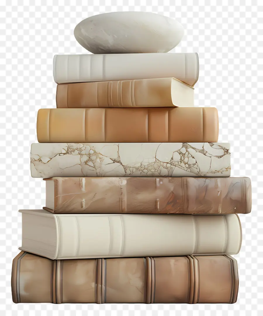 Pile De Livres Modèle 3d，Pile De Livres PNG