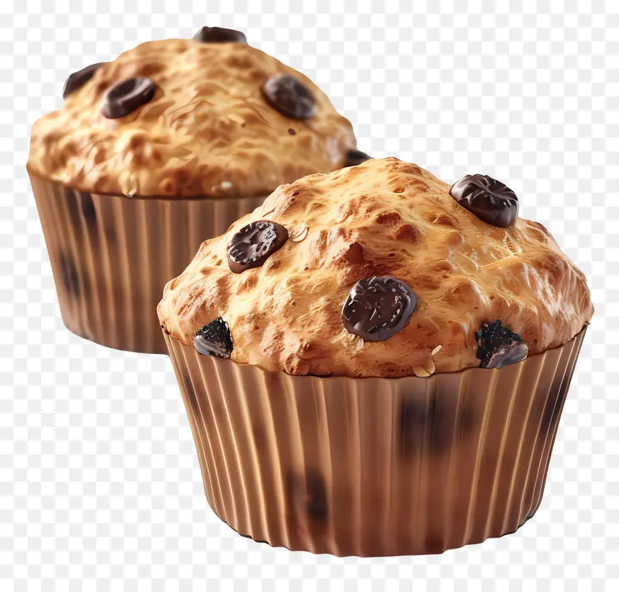 Muffins à L'avoine，Muffins Aux Bleuets PNG