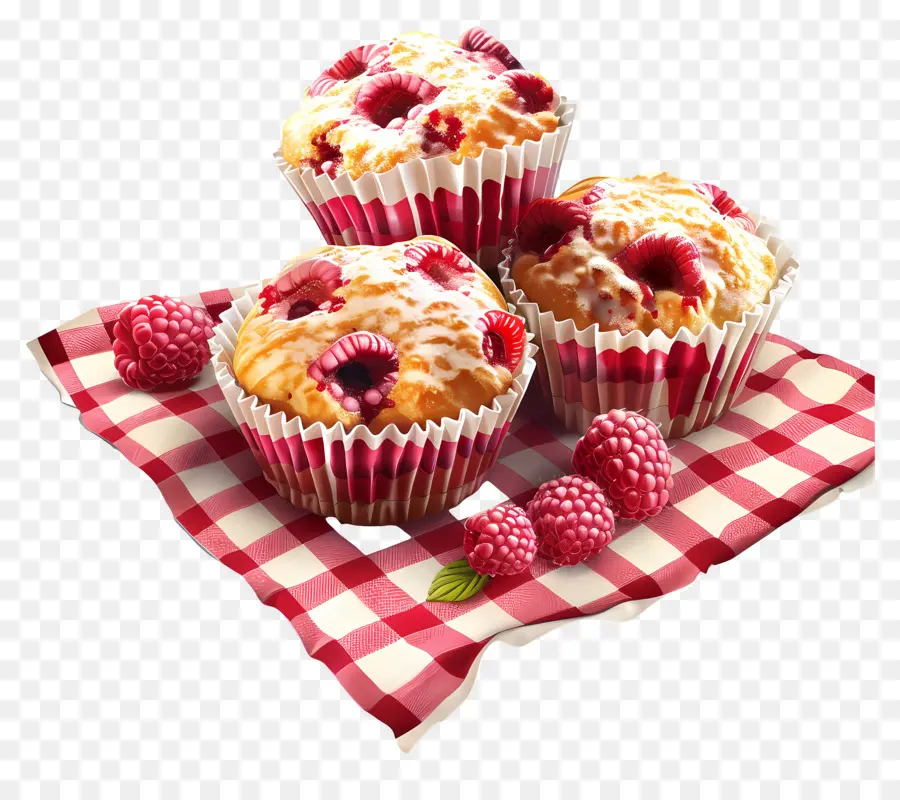 Muffins Aux Framboises，Muffins PNG