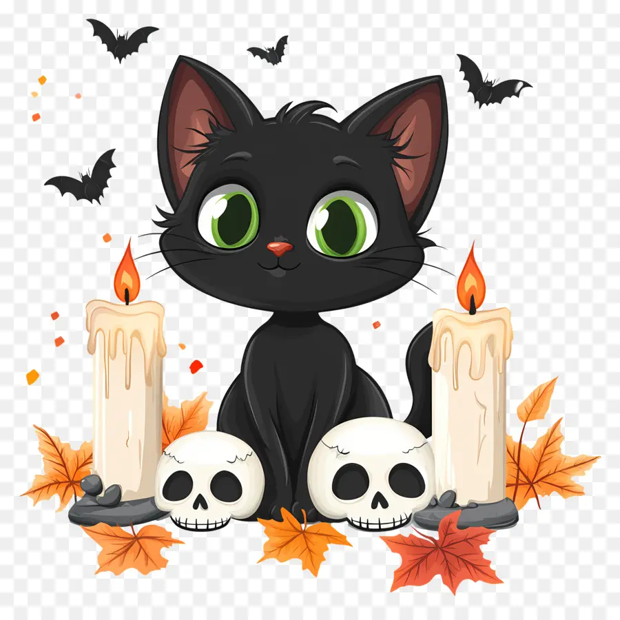 Chat Noir D'halloween，Chat Noir PNG