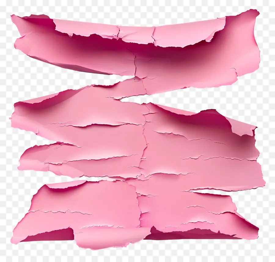 Papier Déchiré Rose，Papier Déchiré PNG