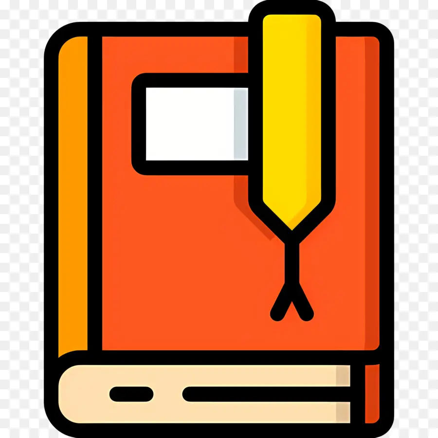 Carnet De Notes，Livre Orange PNG