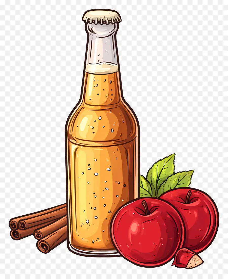 Cidre De Pomme，Bouteille PNG