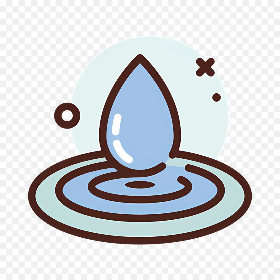 éclaboussure D'eau，Goutte D'eau Bleue PNG