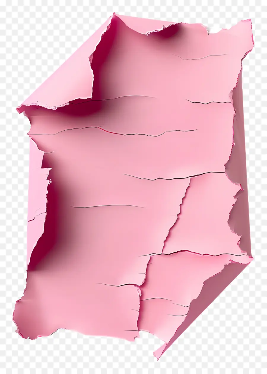 Papier Déchiré Rose，Papier Rose PNG