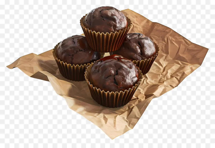 Muffins Au Chocolat，Dessert PNG