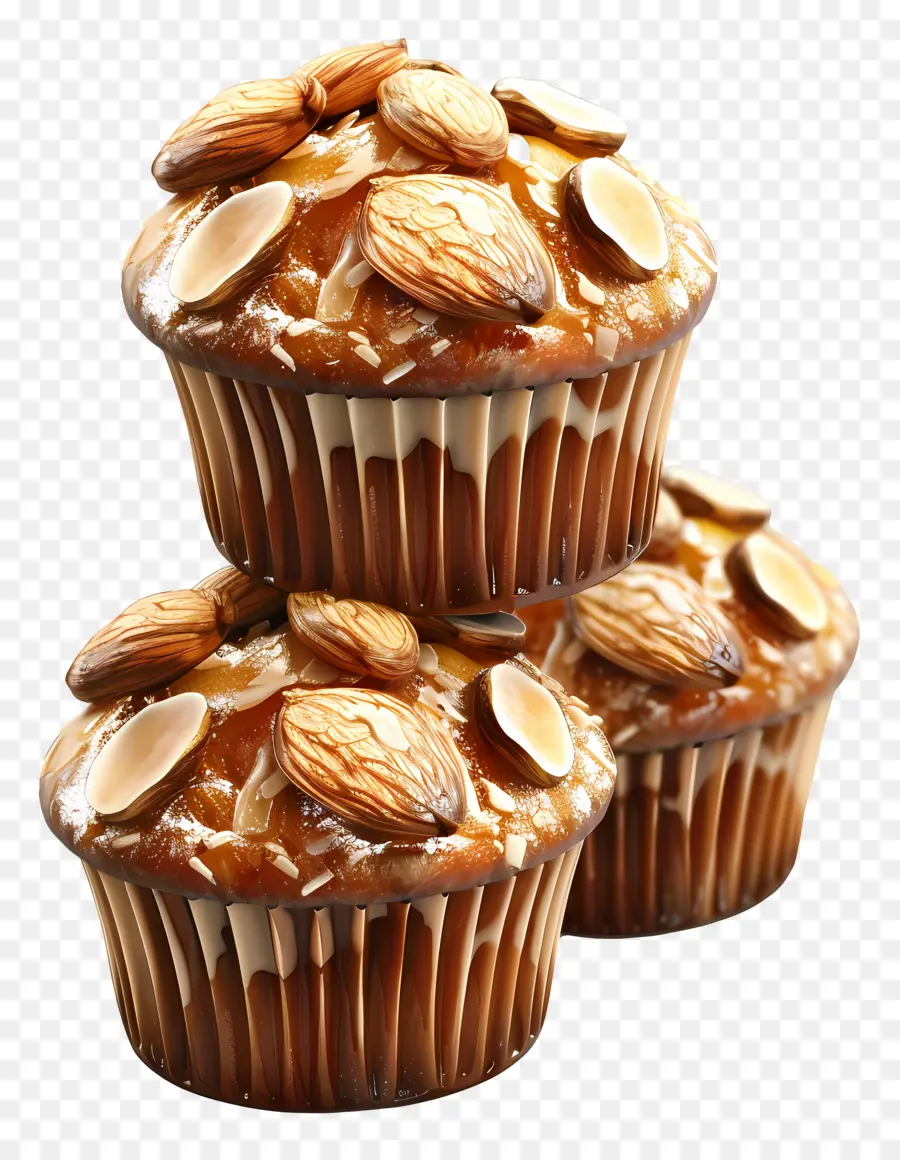 Muffins Aux Amandes，Petit Gâteau PNG