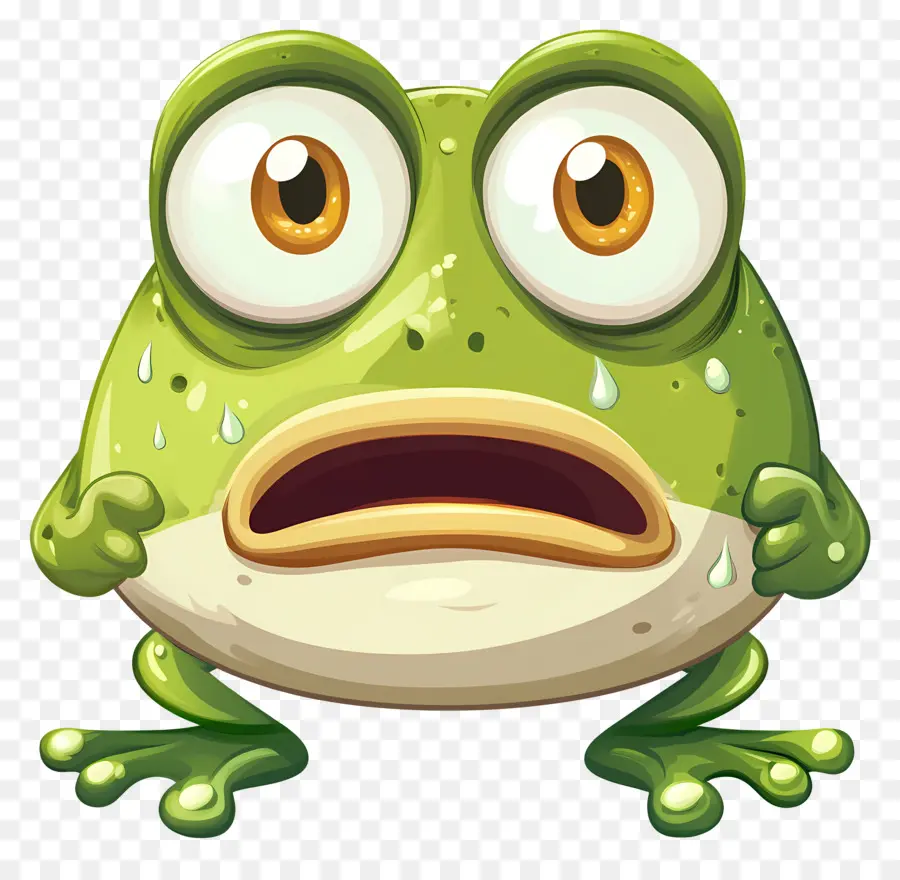 Emoji Grenouille，Grenouille En Colère PNG