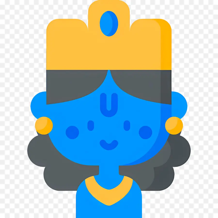 Krishna，Divinité Bleue PNG