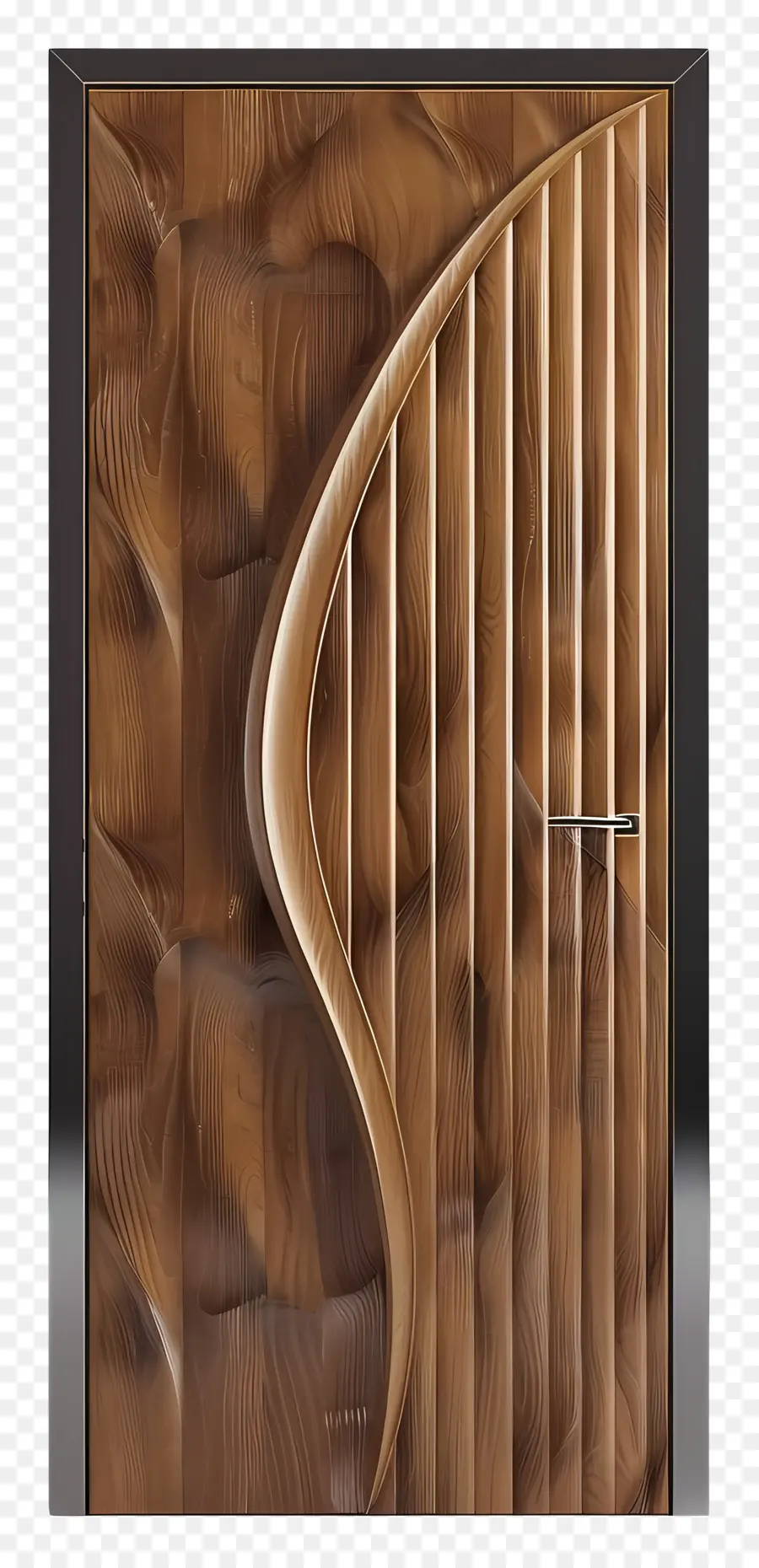 Porte Moderne Modèle 3d，Porte En Bois PNG