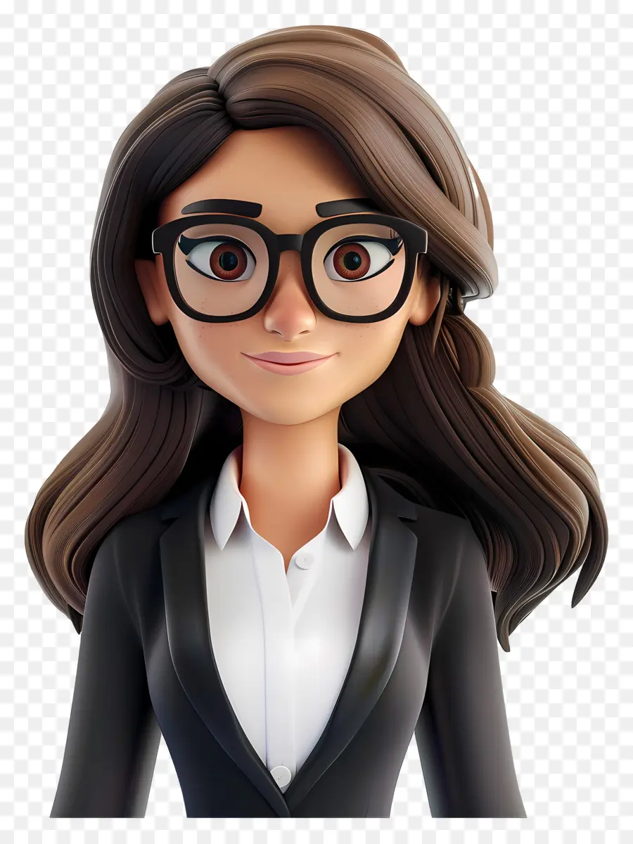 Avatar De Femme 3d，Femme D'affaires PNG