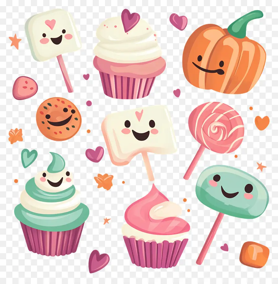 Bonbons D'halloween，Bonbons Mignons PNG