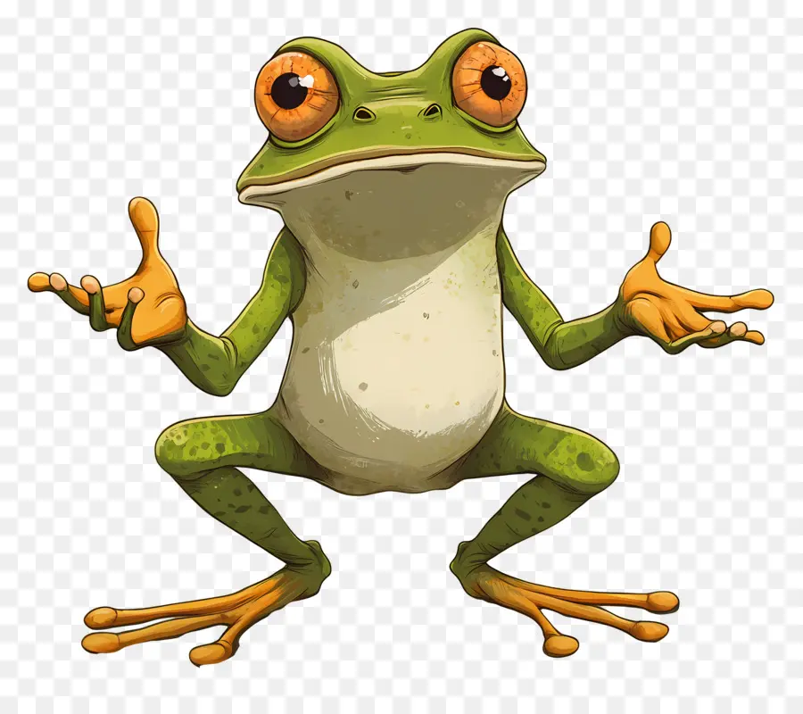 Emoji Grenouille，Grenouille PNG