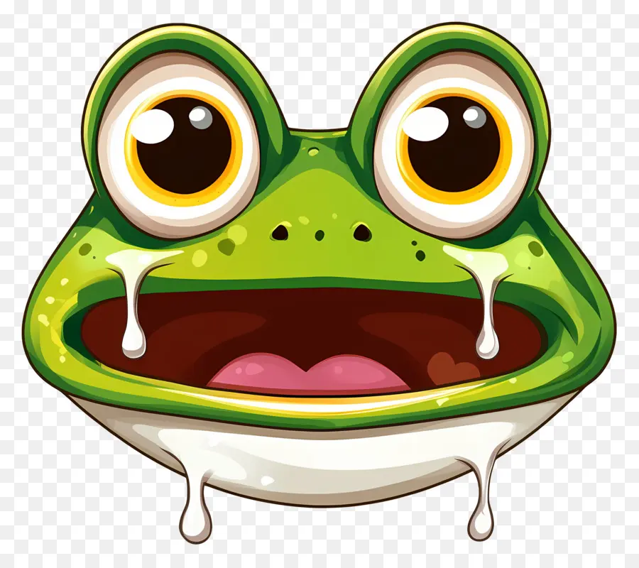 Emoji Grenouille，Grenouille PNG