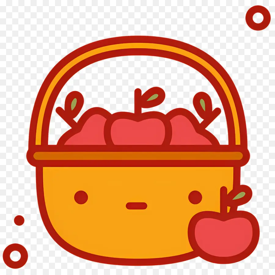 Panier De Pommes，Fruit PNG