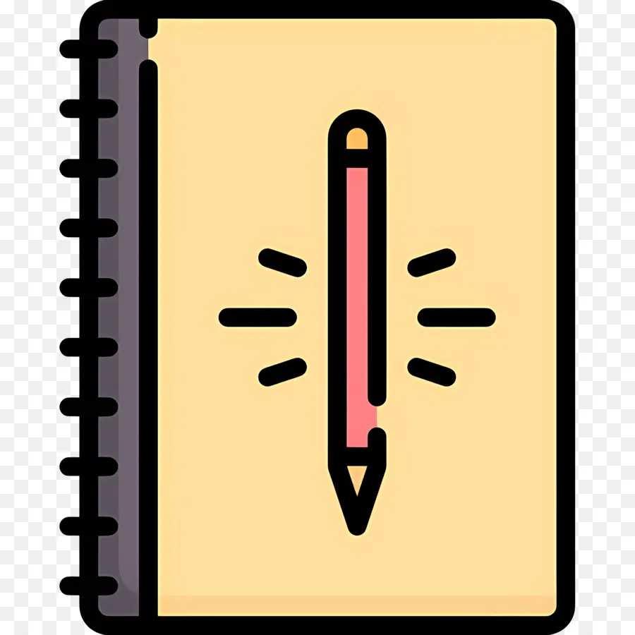 Carnet De Notes，Carnet Et Crayon PNG