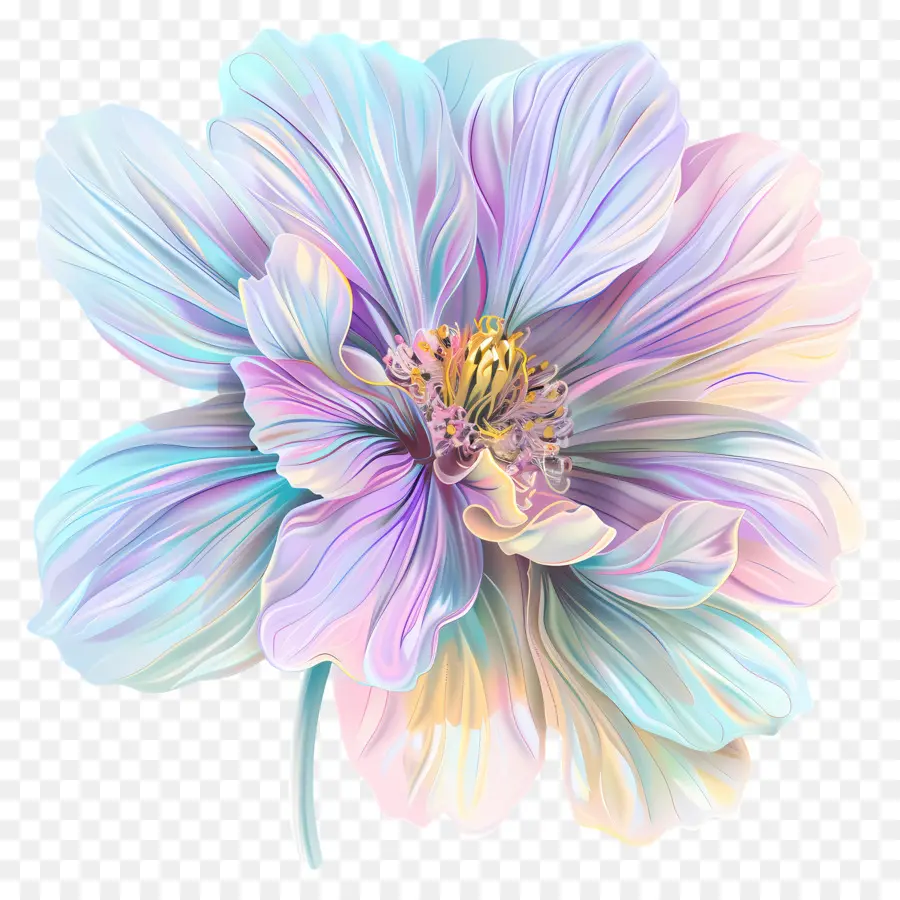 Fleur Pastel，Fleur Colorée PNG