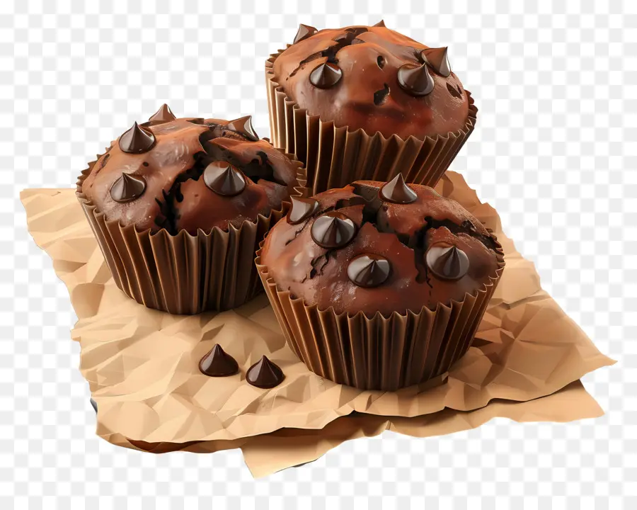 Muffins Au Chocolat，Dessert PNG