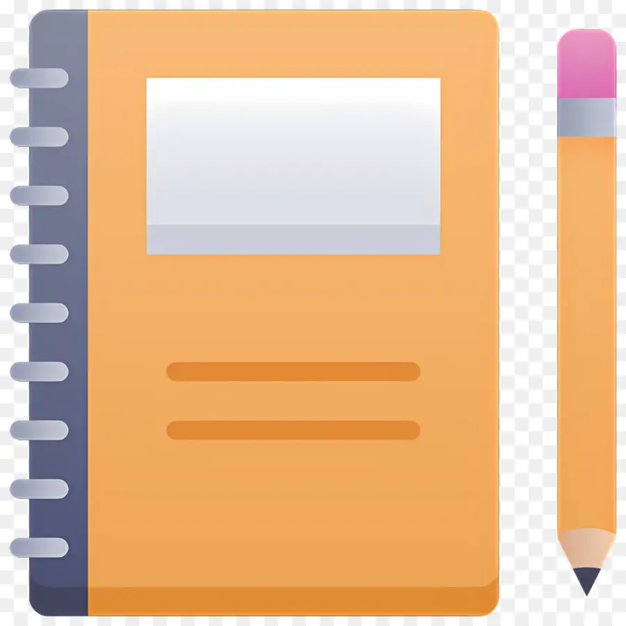 Carnet De Notes，Carnet Et Crayon PNG