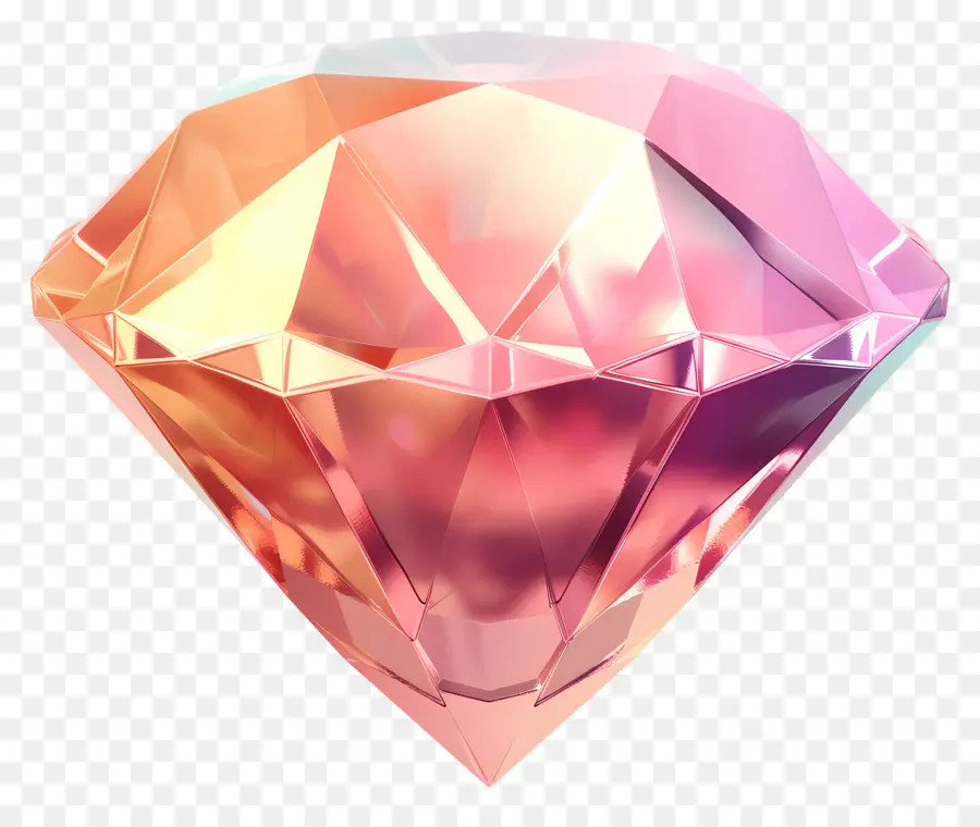 Diamant 3d，Diamant Coloré PNG