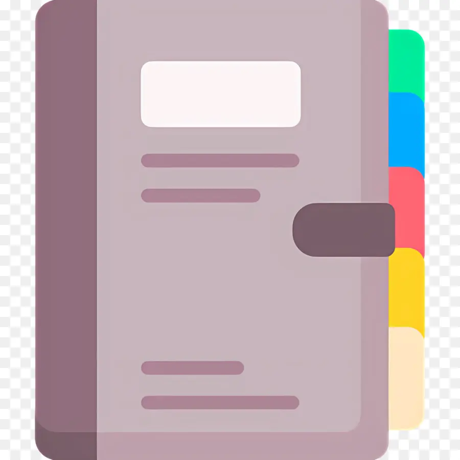 Carnet De Notes，Onglets PNG