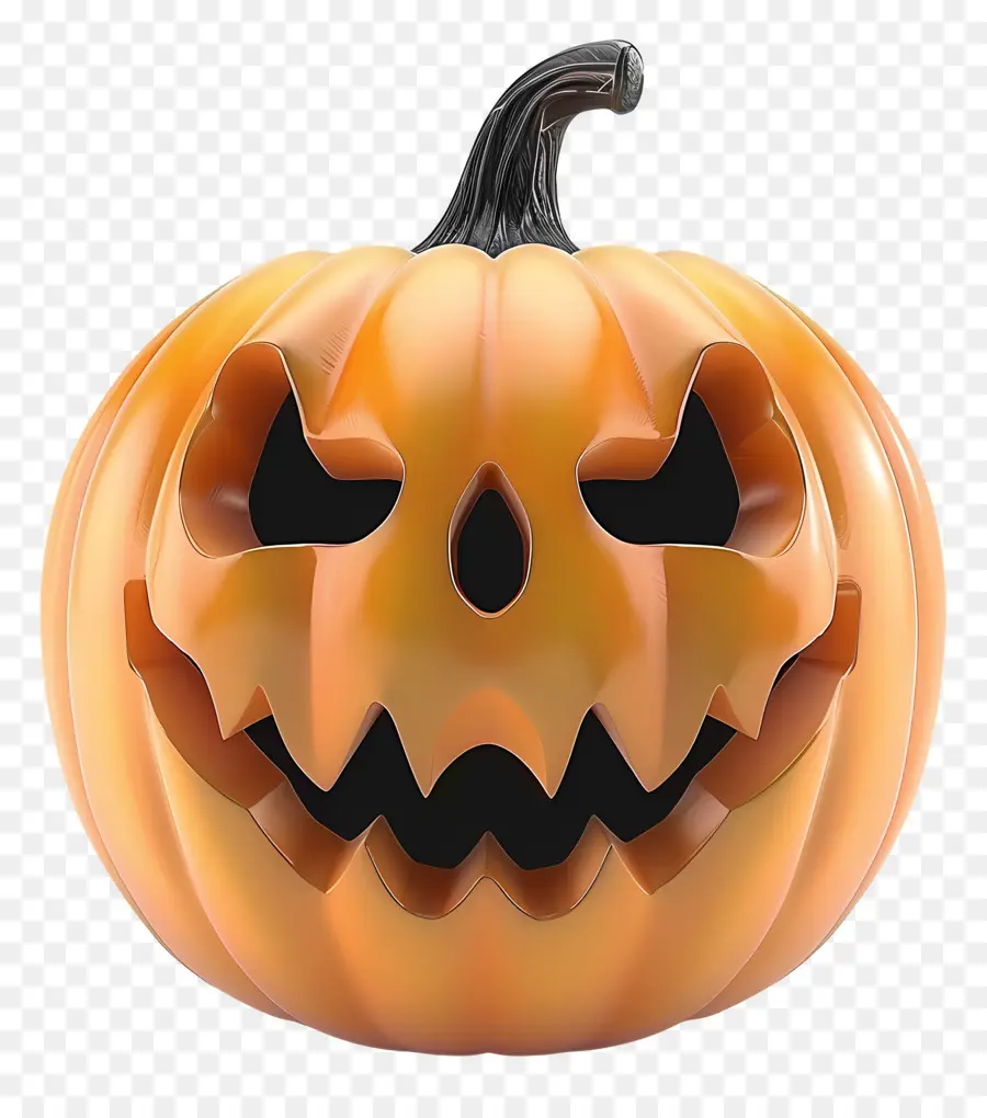 Citrouille D'halloween Animée，Citrouille Effrayante PNG