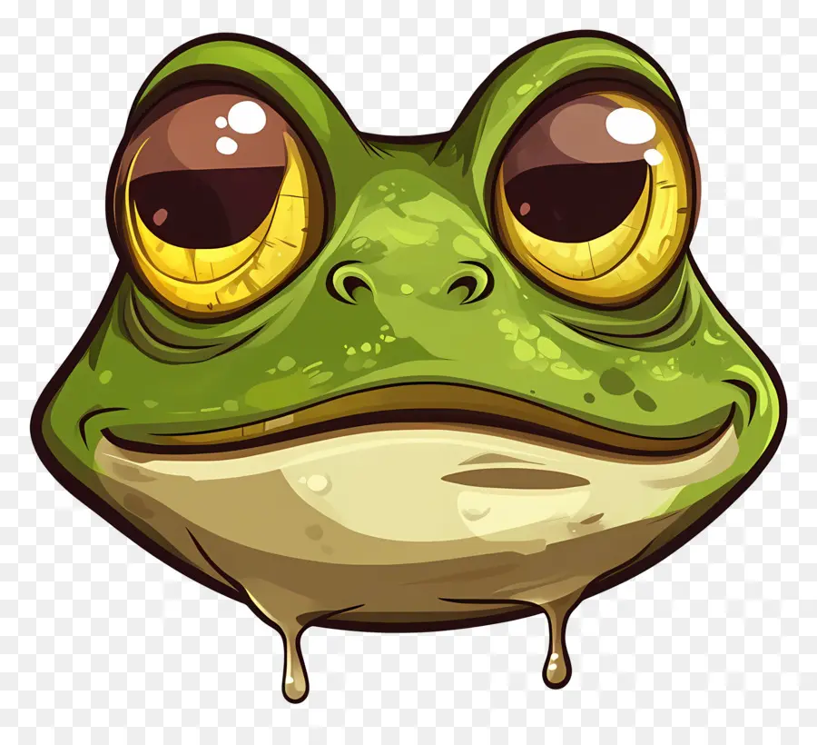 Emoji Grenouille，Grenouille PNG