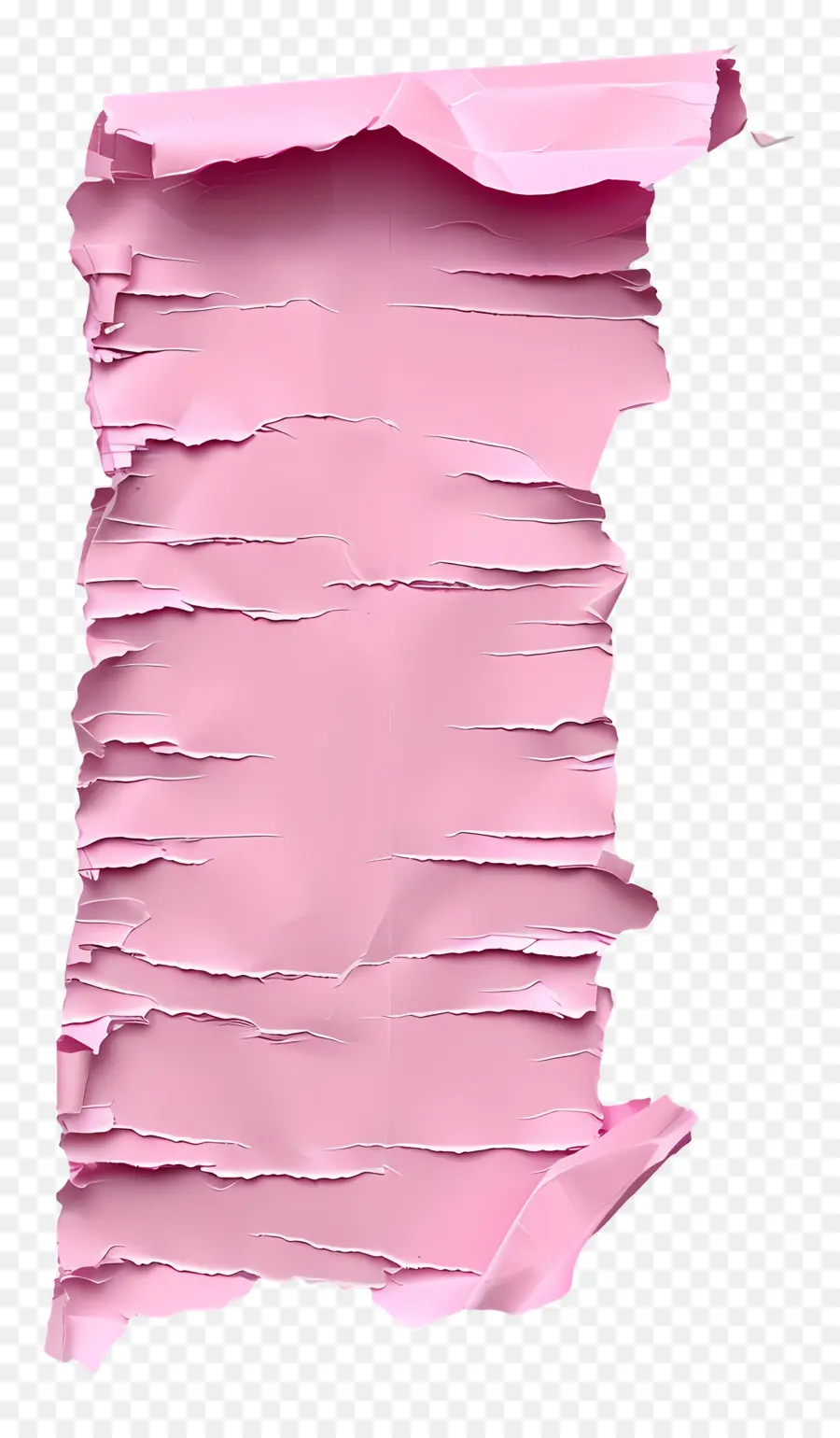 Papier Déchiré Rose，Déchiré PNG