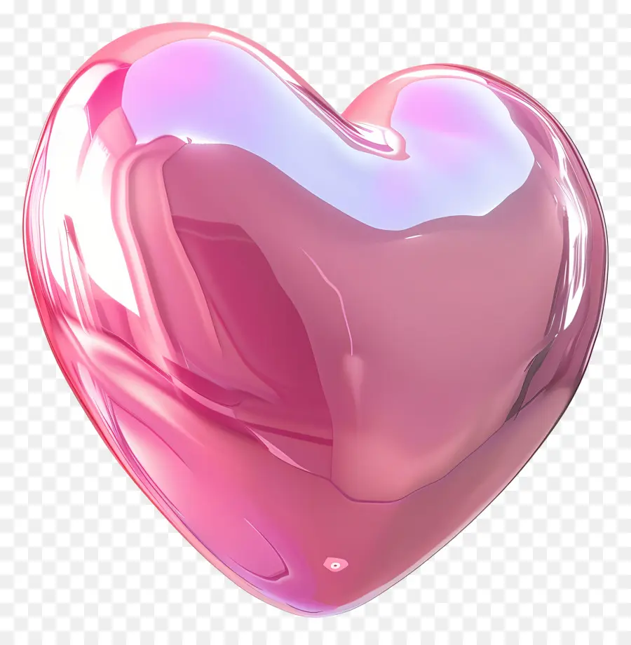 Coeur 3d，Coeur Rose PNG