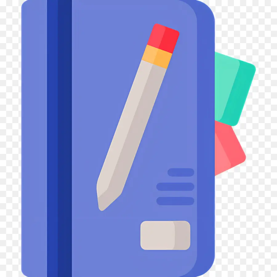 Carnet De Notes，Carnet Avec Crayon PNG