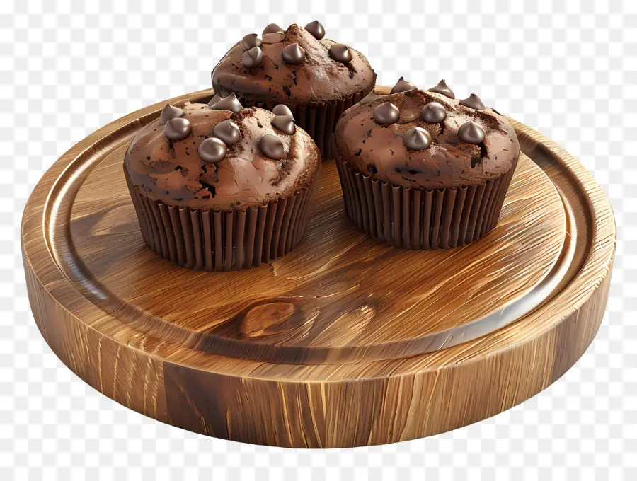 Muffins Au Chocolat，Dessert PNG