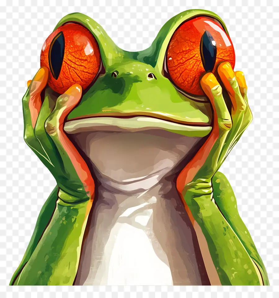 Emoji Grenouille，Grenouille PNG