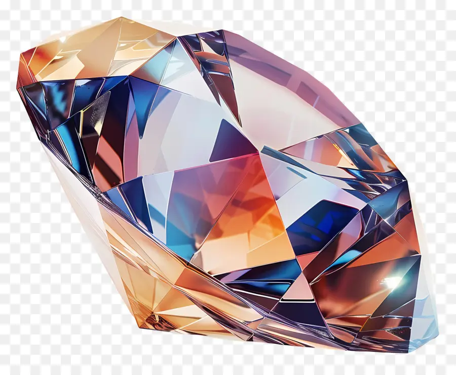 Diamant 3d，Cristal PNG