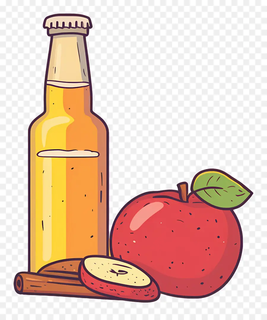 Cidre De Pomme，Pomme Et Jus PNG