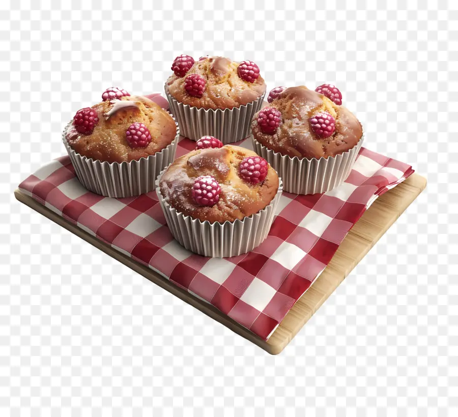 Muffins Aux Framboises，Muffins PNG