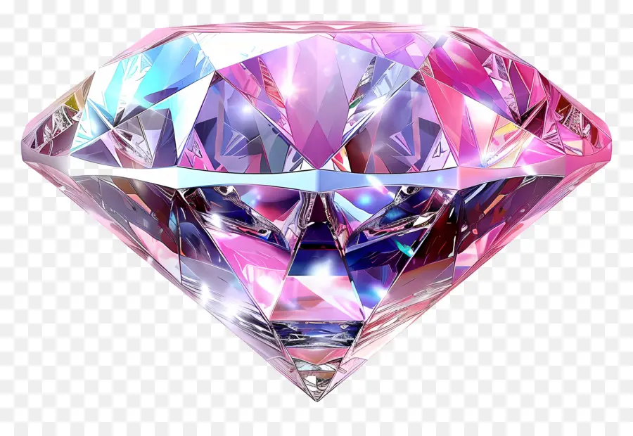 Diamant 3d，Diamant Coloré PNG