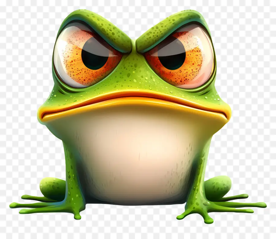 Emoji Grenouille，Grenouille Triste PNG