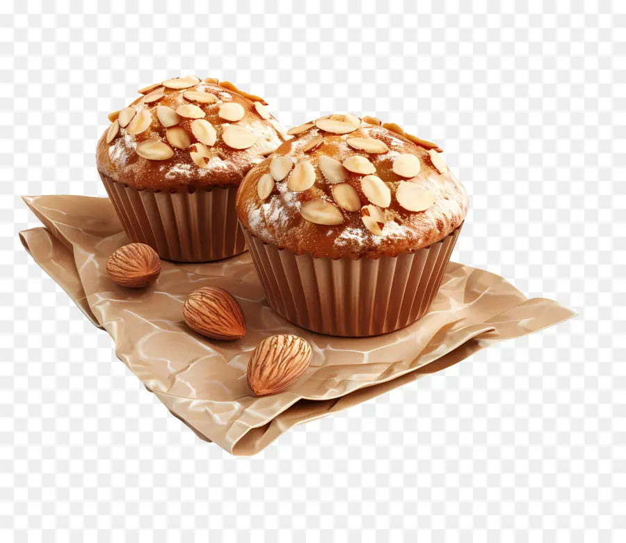 Muffins Aux Amandes，Muffins PNG