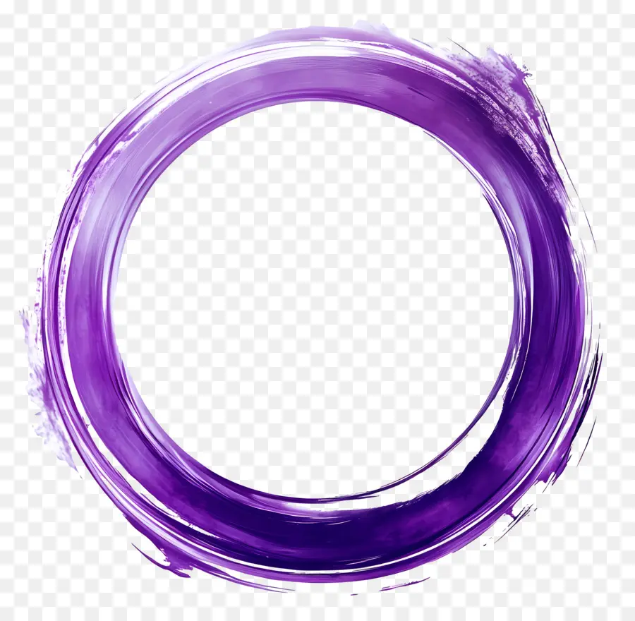 Cadre De Cercle，Cercle Violet PNG