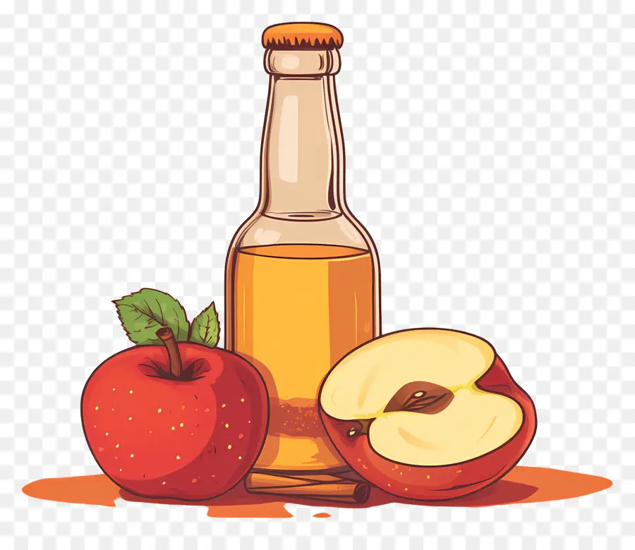 Cidre De Pomme，Pomme Et Jus PNG