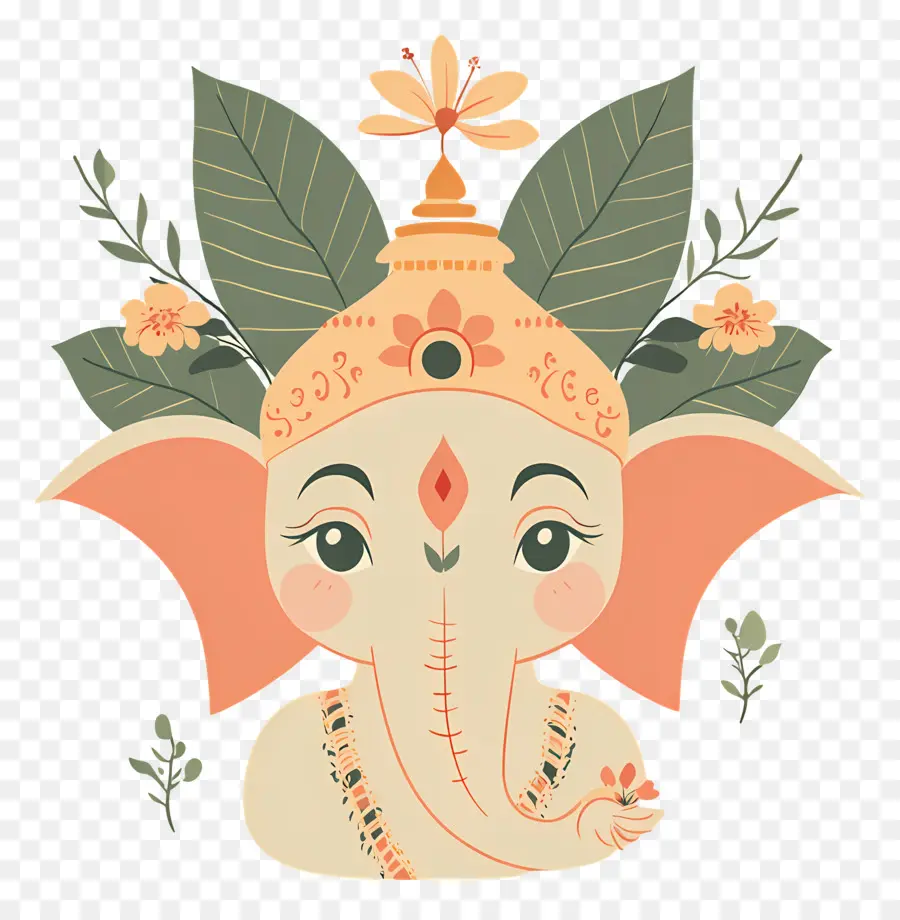 Ganesh Chaturthi，Tête D'éléphant PNG