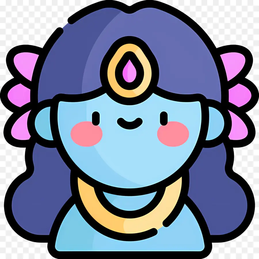 Krishna，Personnage De Dessin Animé PNG