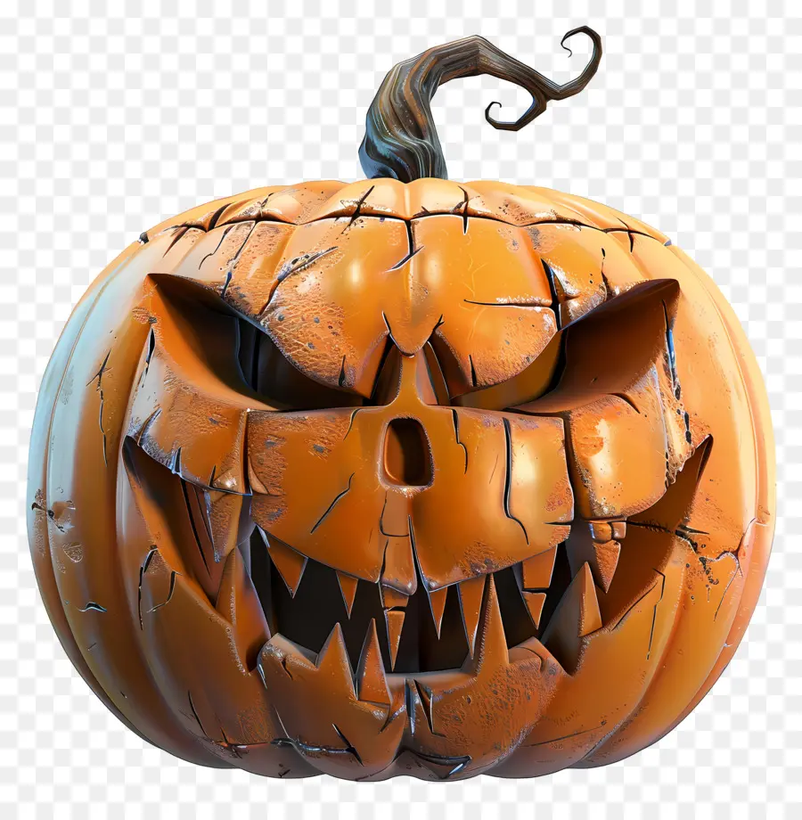 Citrouille D'halloween Animée，Citrouille Effrayante PNG