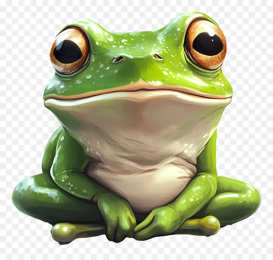 Grenouille De Dessin Animé，Grenouille Mignonne PNG