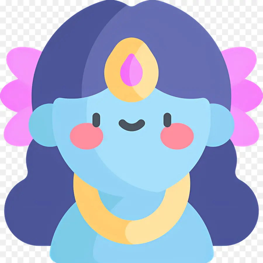 Krishna，Personnage De Dessin Animé PNG